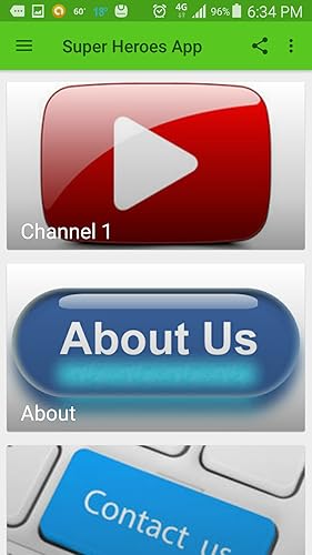 Super Heroes App