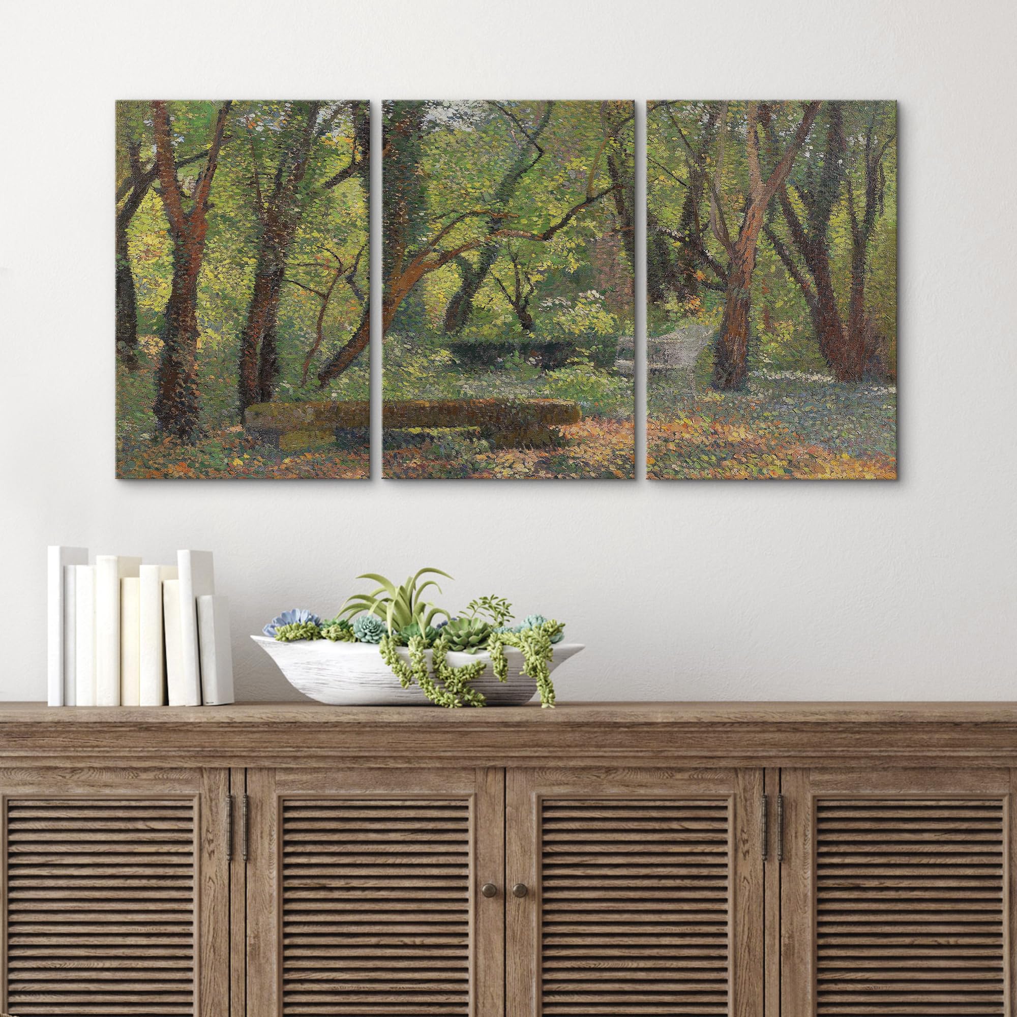 Amazon.com: wall26 Canvas Print Wall Art Set Birch Tree Forest