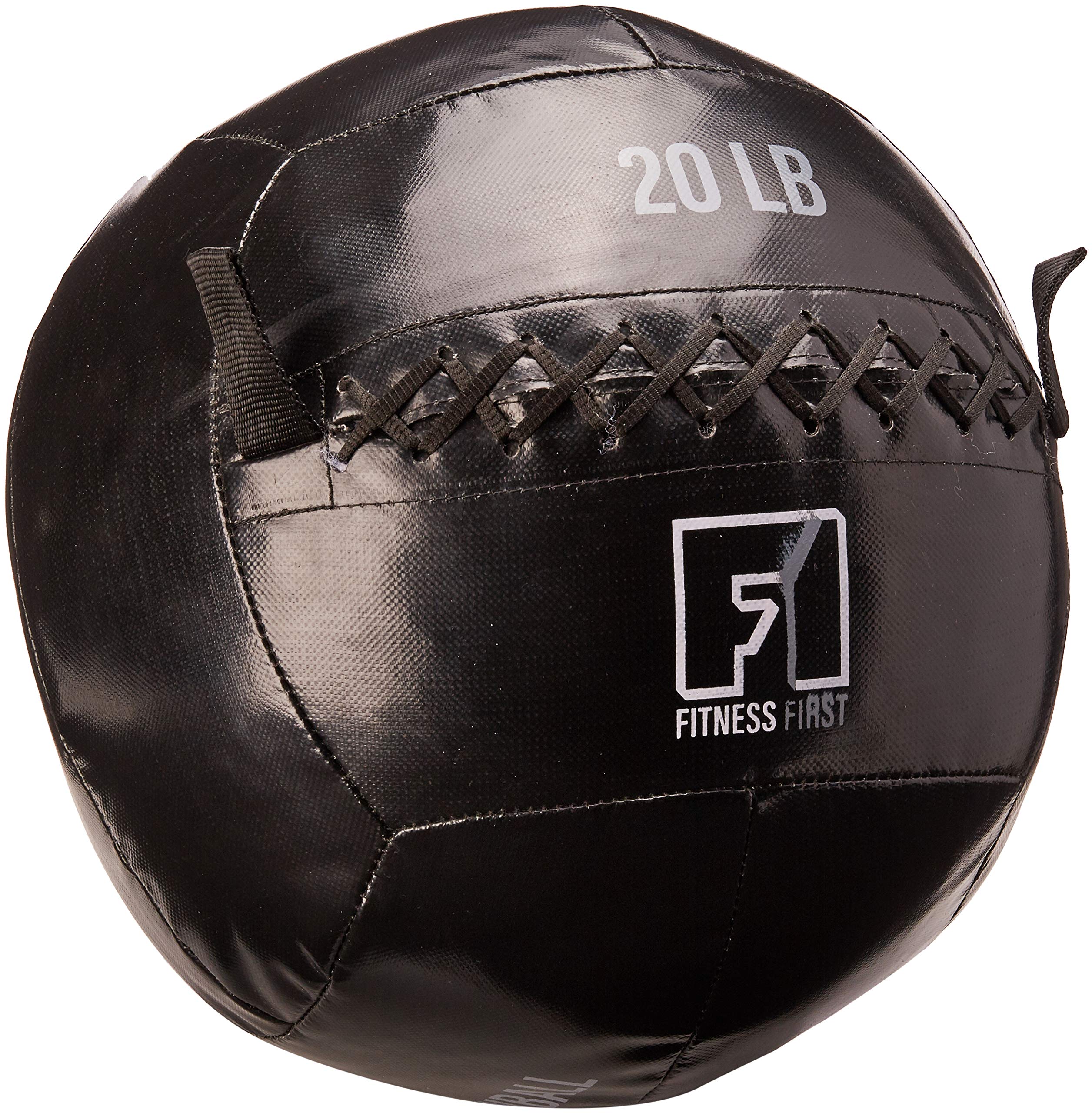 Fitness First Soft Wall Ball, 5-25 LBS, Durable Reinforced for Core Strength Building, Cardio