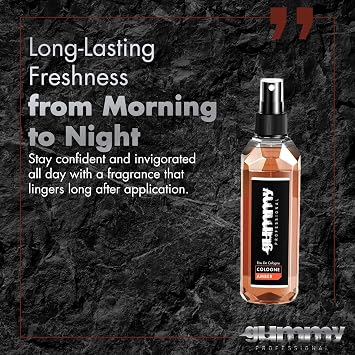 Gummy Professional Amber Eau de Cologne 400ML - After Shave Traditional Inspired Barber Cologne - Lasting Warm Elegant Smooth Amber Fragrance - Alcohol Based Cooling Formula for Post Shave Care