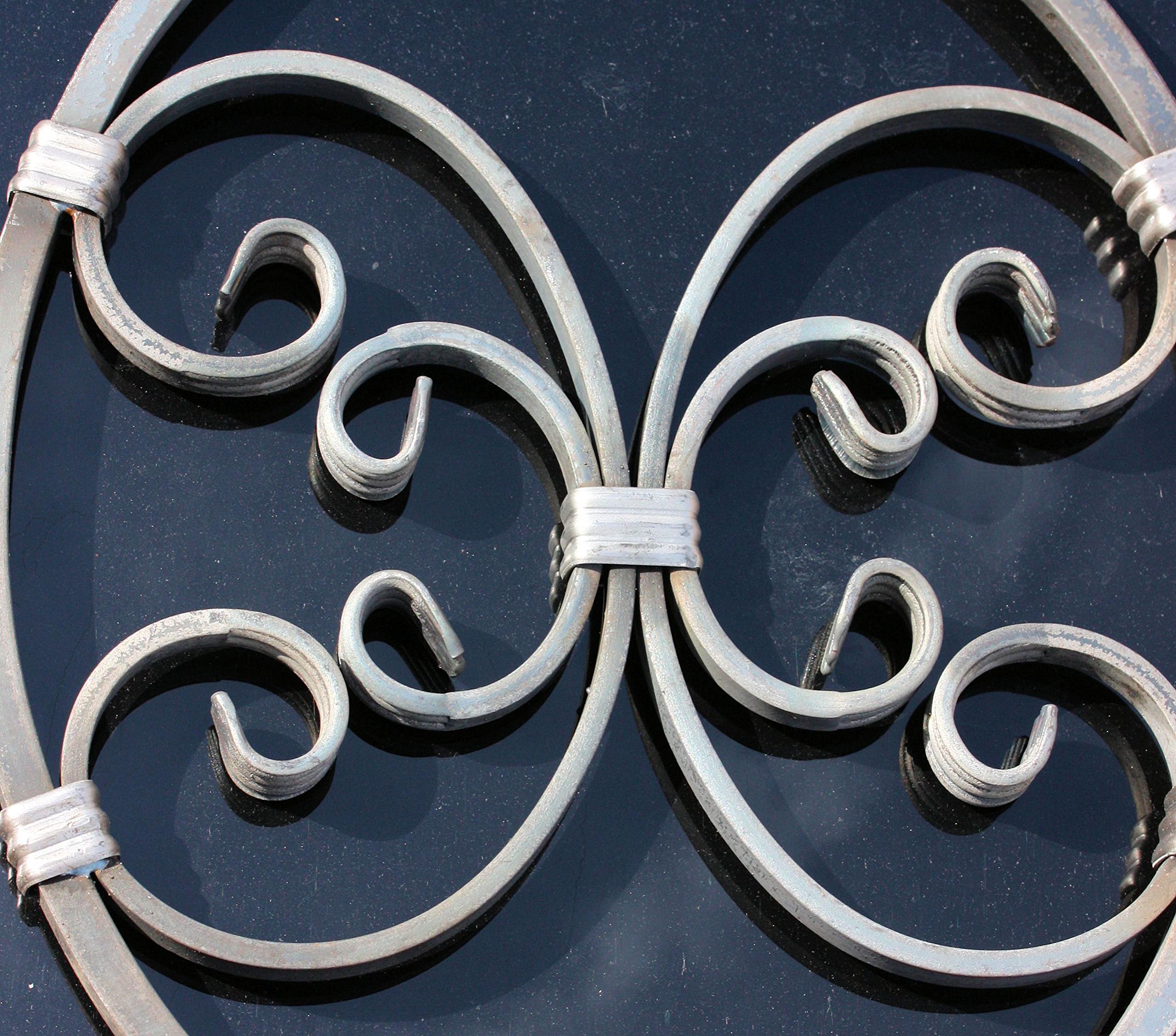Ornement En Fer Forgé Décoratif - Pour Grilles, Portails, Clôtures, Fabrication Artisanale Allemande