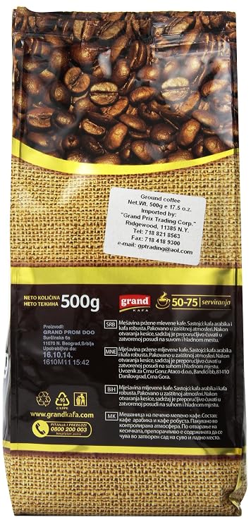 Grand Ground Coffee, Gold, 17.5 Ounce