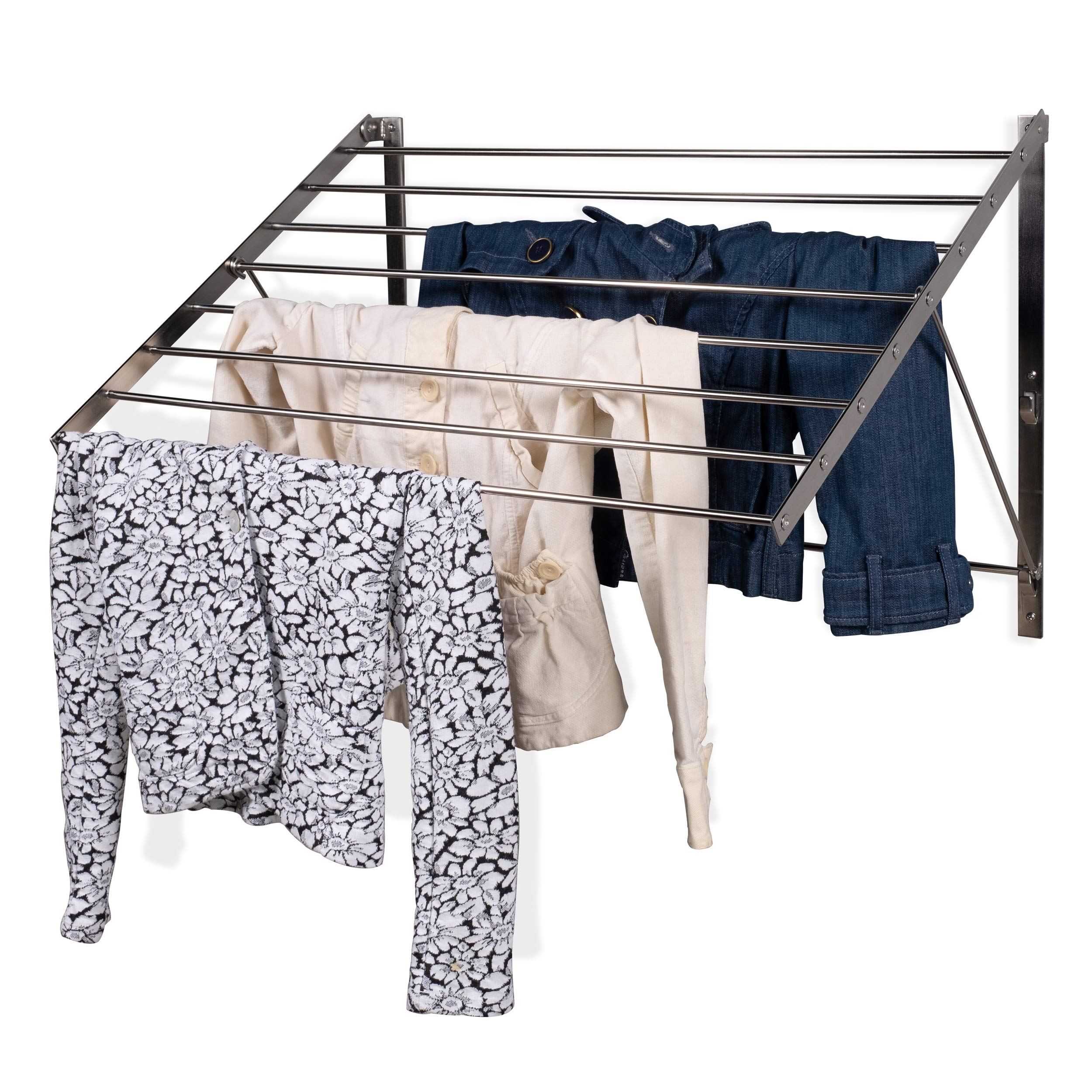 Clothes Airer The Beadboard Drying Rack Folding Wall Mounted