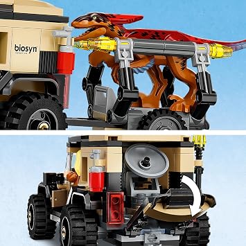 LEGO® Jurassic World Pyroraptor ve Dilophosaurus Nakliyesi 76951-7 Yaş ve Üzeri Yaratıcı Çocuklar için Oyuncak Yapım Seti (254 Parça)