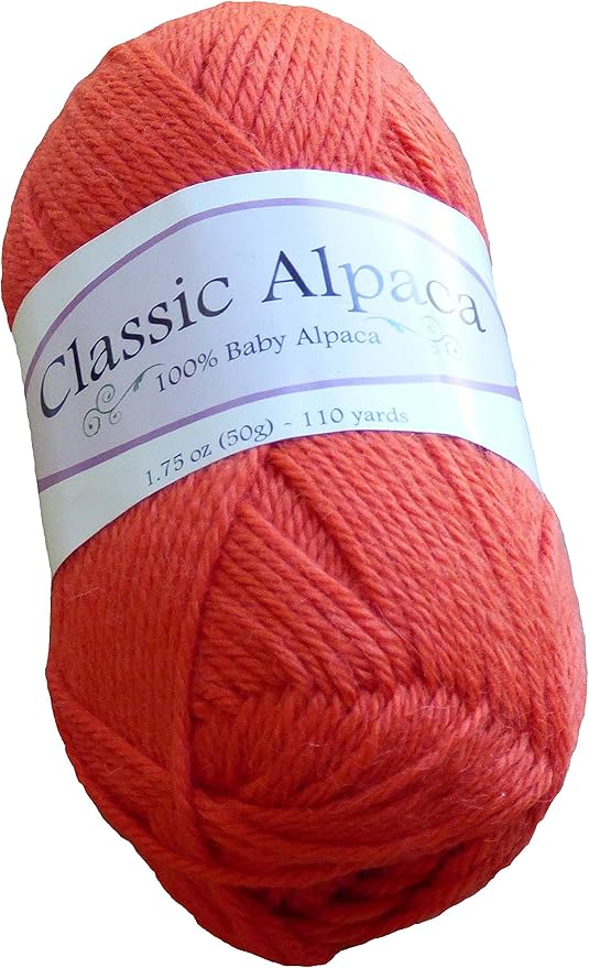 Classic Alpaca 100 Baby Alpaca Yarn 2110 Poppy Orange