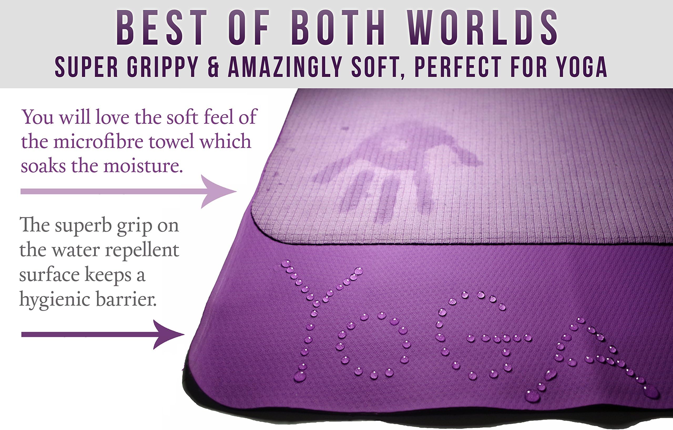 Travel Yoga Mat, It Fits on Top of a Standard Yoga Mat