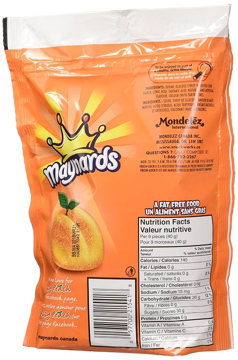 Maynards Fuzzy Peach 355g (12.5oz)