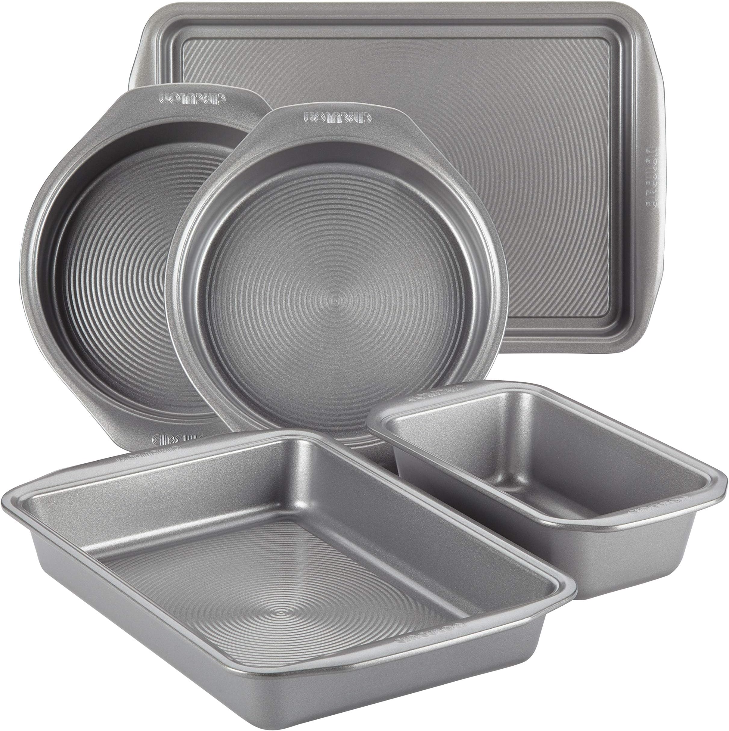 Amazon.com: Circulon Nonstick Bakeware Set with Nonstick Bread Pan ...