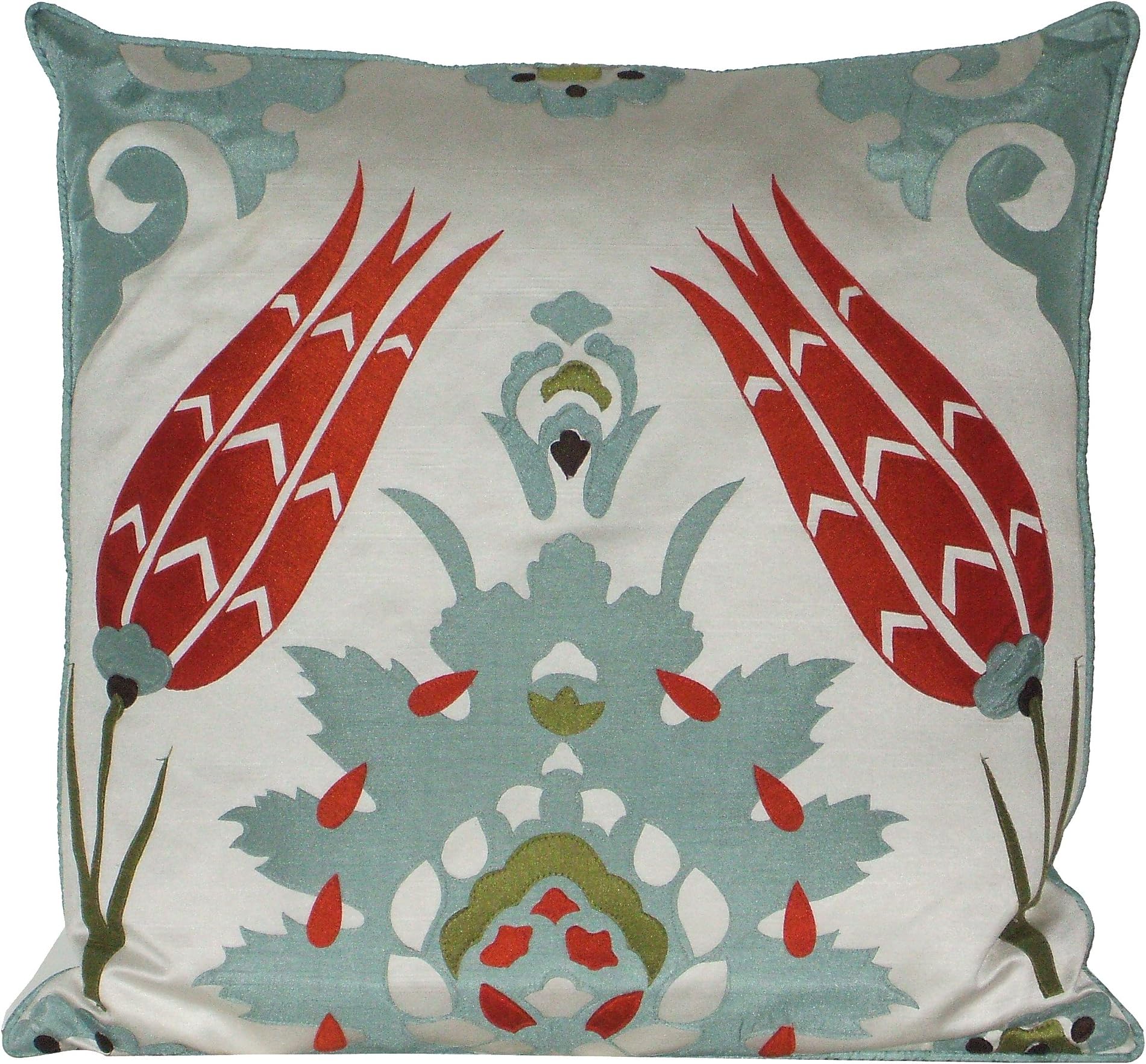 Edie Laser Moroccan Tile Decorative Pillow, Mineral