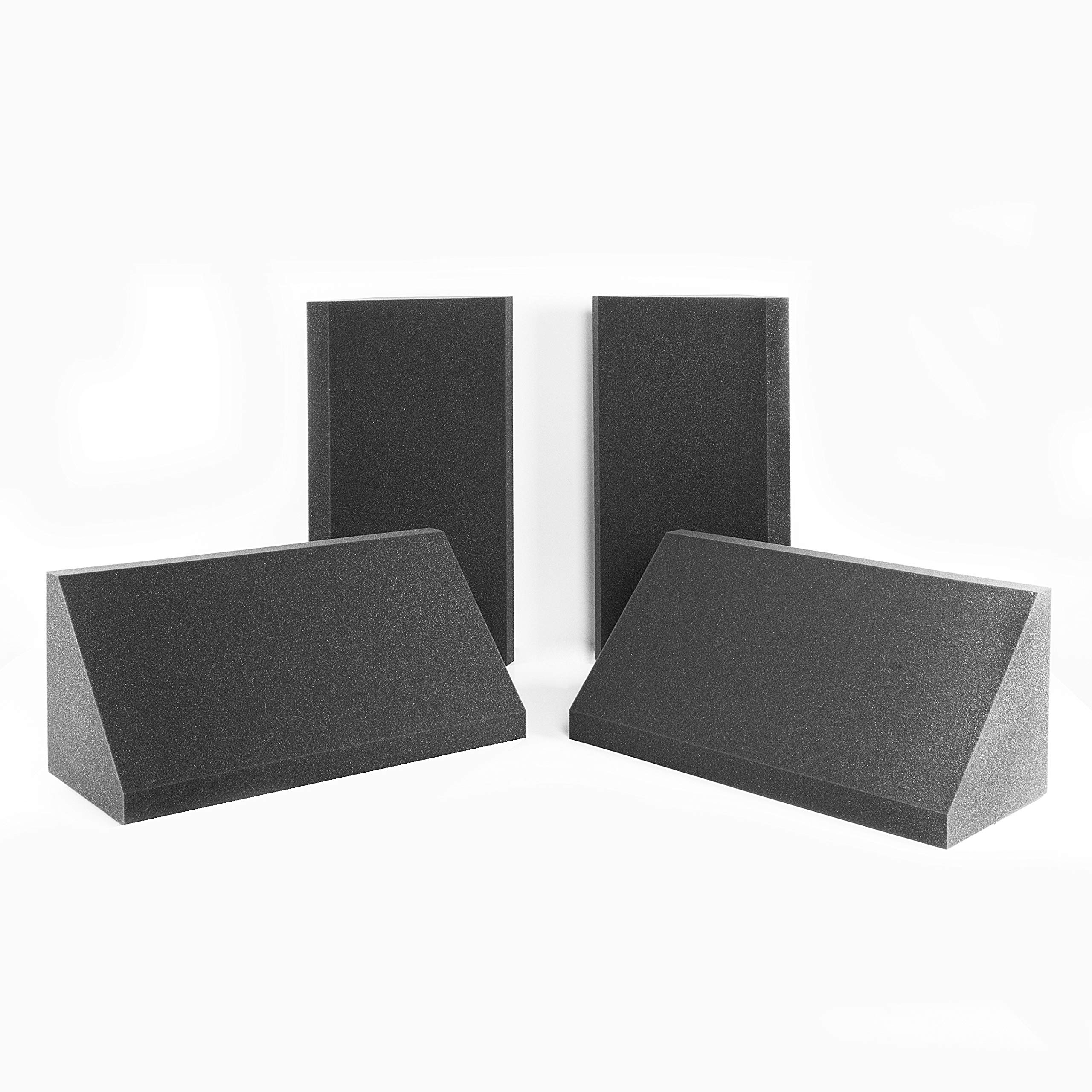 ACOUSPANEL Trampa de Graves Studio Pro Bass Trap 2 Uds 59x37x26cm Gris Antracita Sin Comprimir