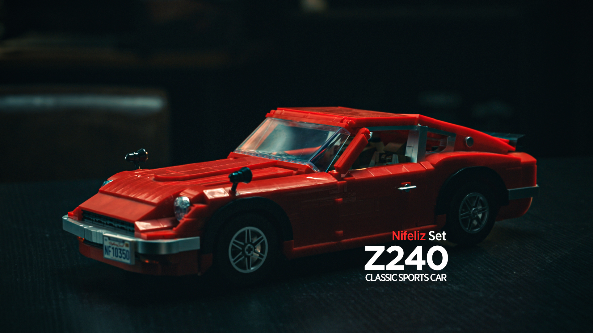 Amazon.com: Nifeliz Z240 Sports Car Building Model Set, 1:14 Scale