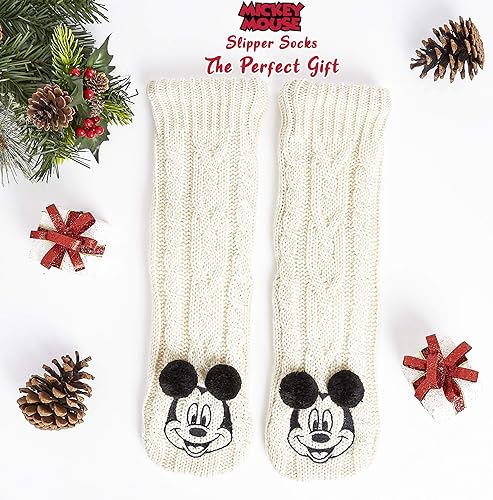 Miniatura 4 de Disney Women's Slippers Socks Fluffy Slipper Socks