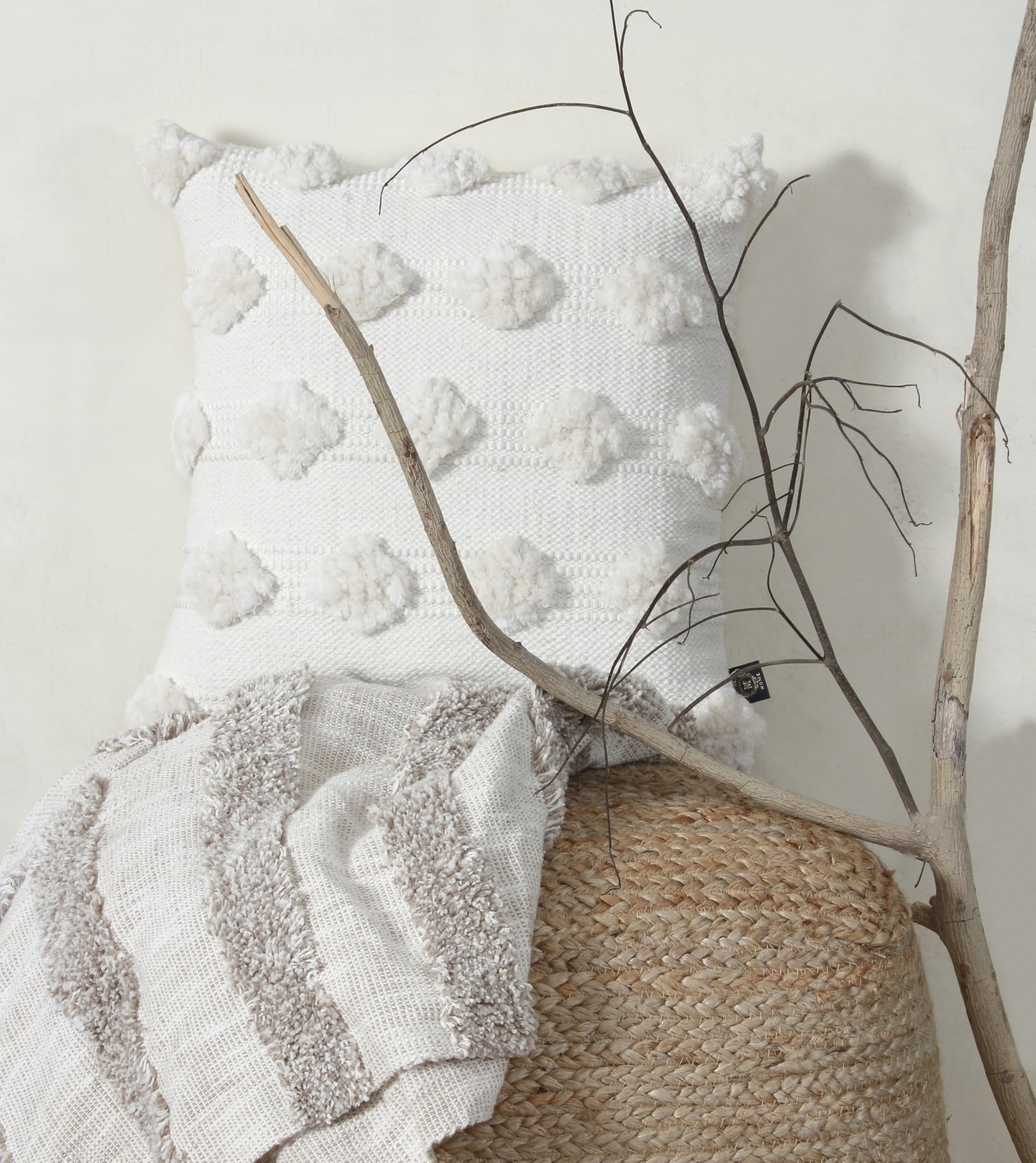5M House of MV Sandy Set of 2 Cushion Covers, Natural - Image 2