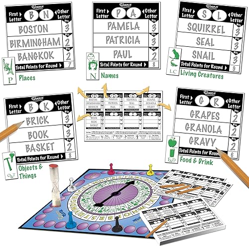 Miniatura 6 de Up 4 Grabs + Wordplay = Divertido paquete de juegos de mesa para adultos y noche de juegos familiares