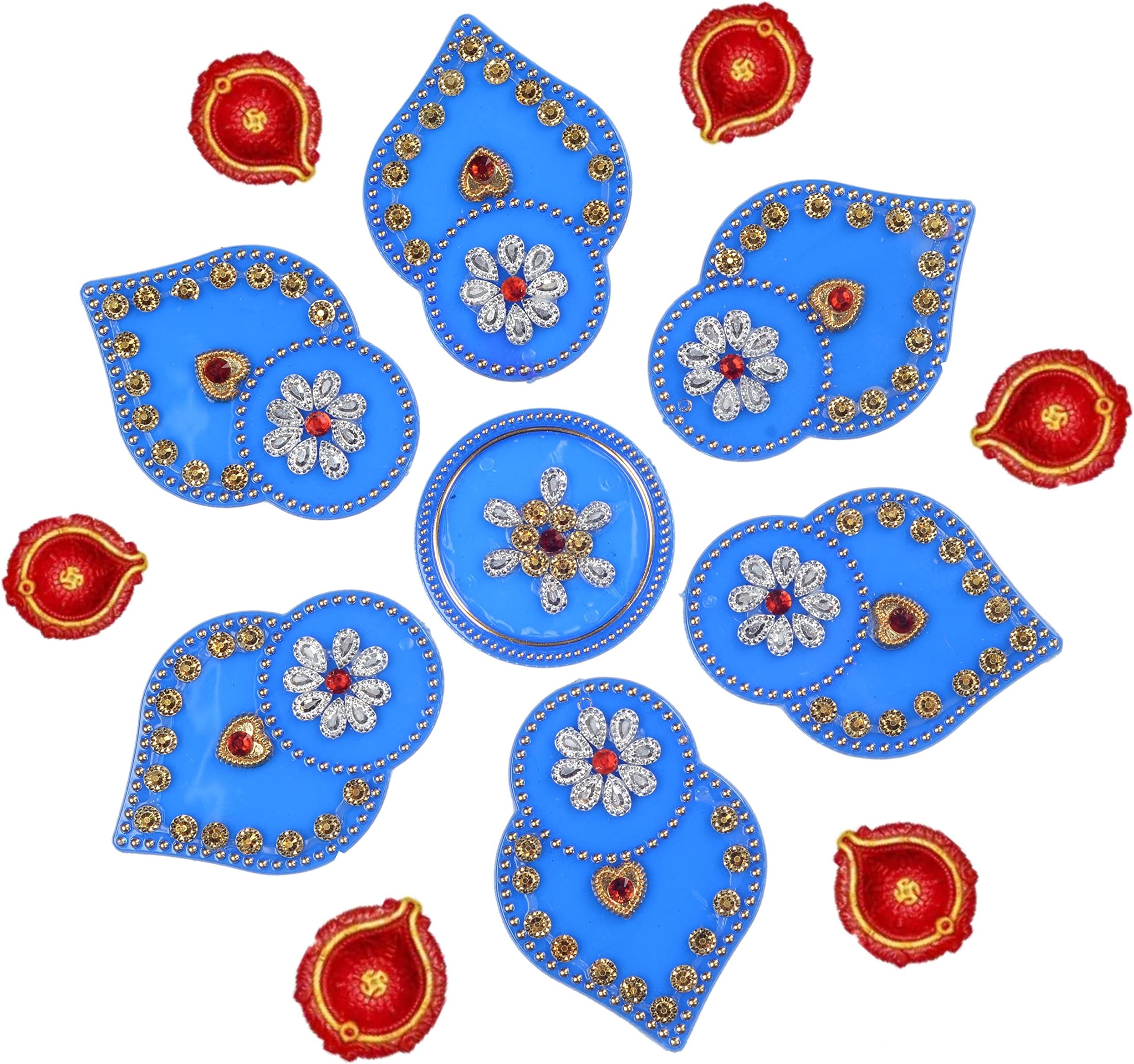 Rangoli/home decor/Diwali/gift for home/interior handcrafted/floor stickers/wall stickers/wall decoration/floor decoration/new year gift/party. RANGOLI 13