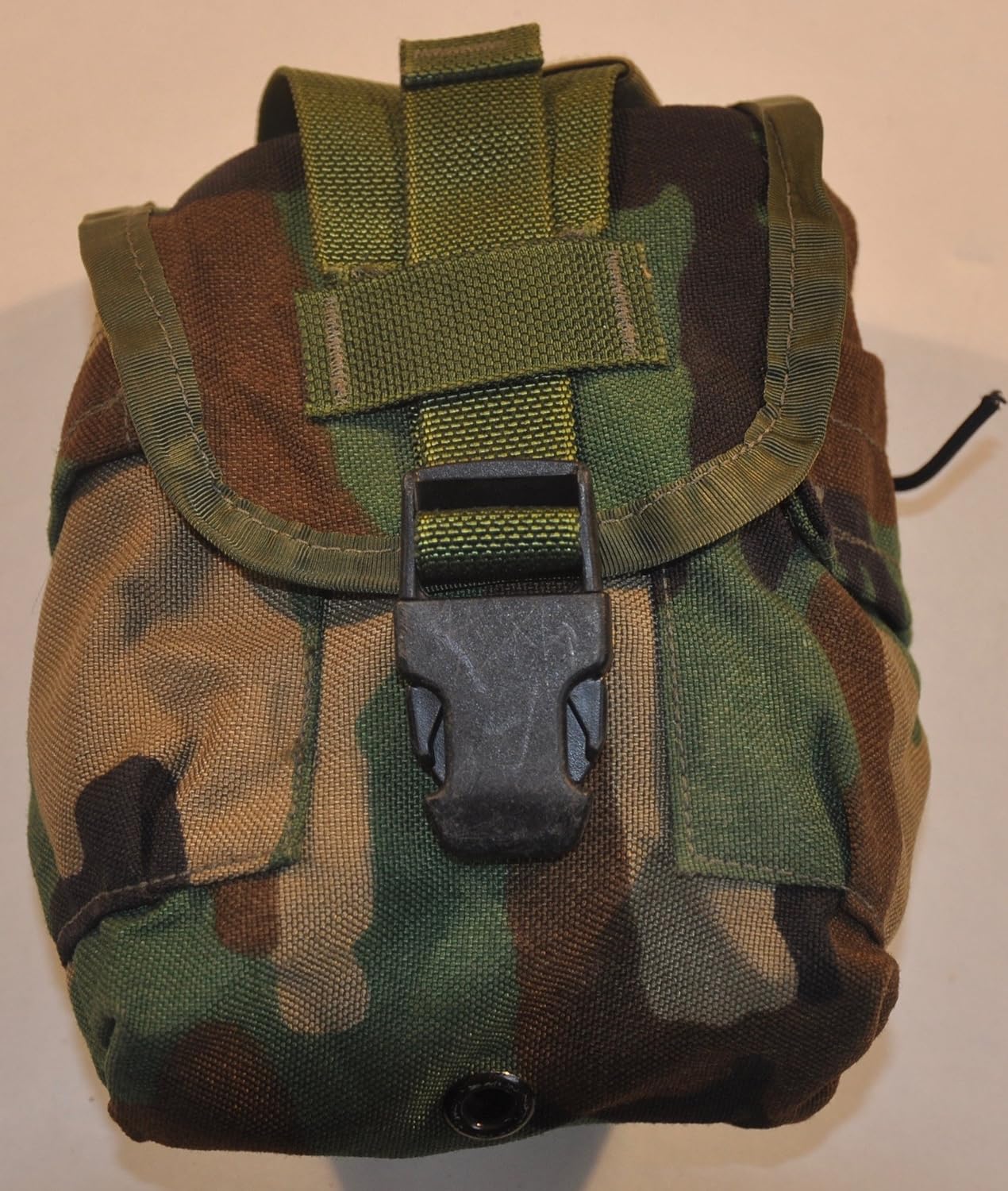 1QT MOLLE Canteen Pouch Woodland Camo Camping Water