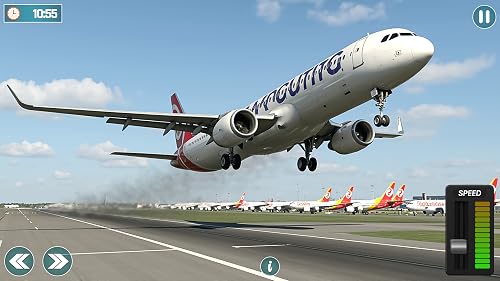 Simulateur de vol d'avion, commandant de compagnie aérienne, aventure aérienne, jeux Aeroplan – vue 2