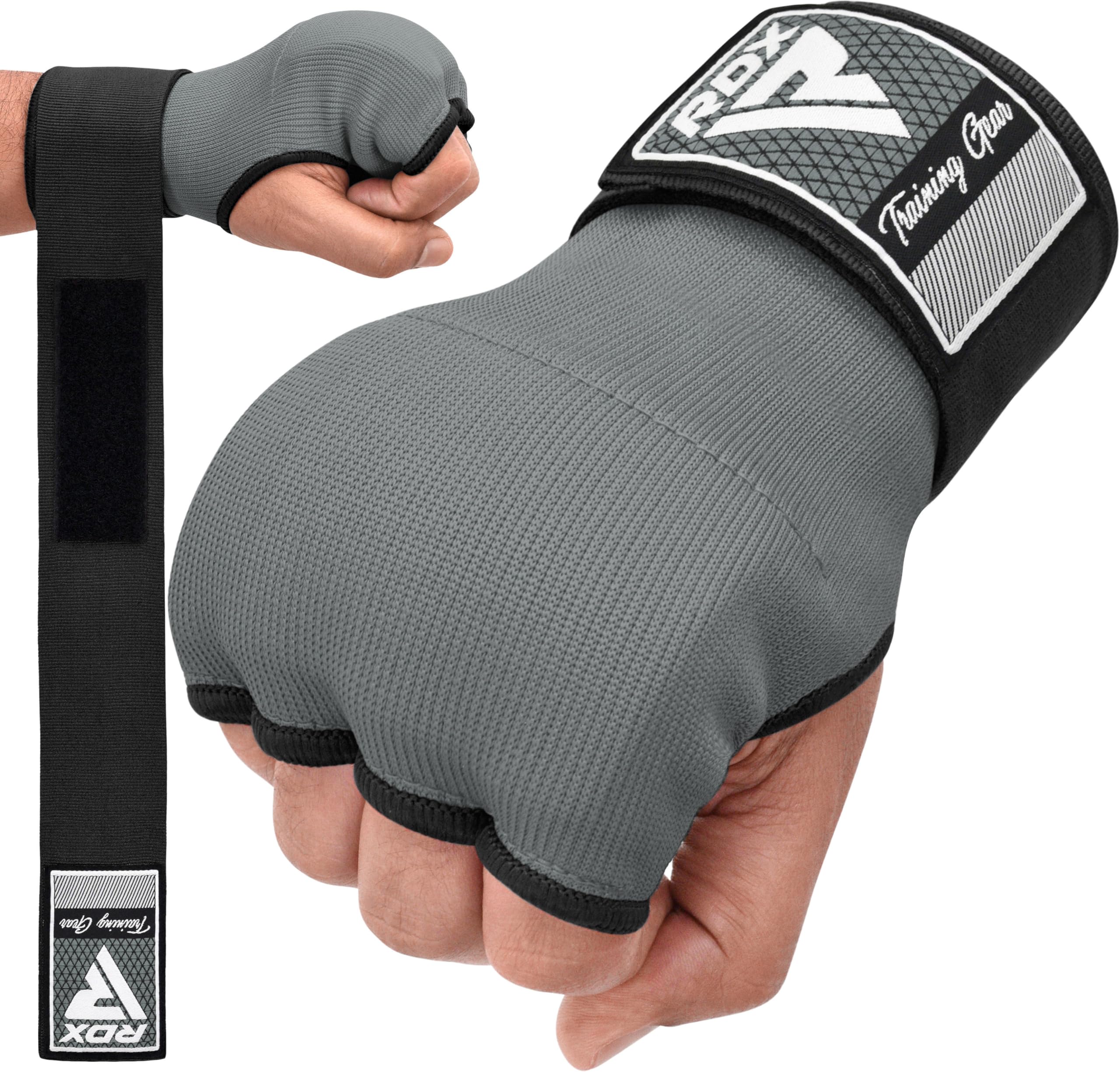 RDX Gel Vendas de Boxeo para Manos Guantes Interiores, Muñequeras Rápidas de 100 cm de Largo, Elásticos, Puño Acolchado Protección para Manos, Muay Thai MMA Artes Marciales Vendas de Entrenamiento — view 12