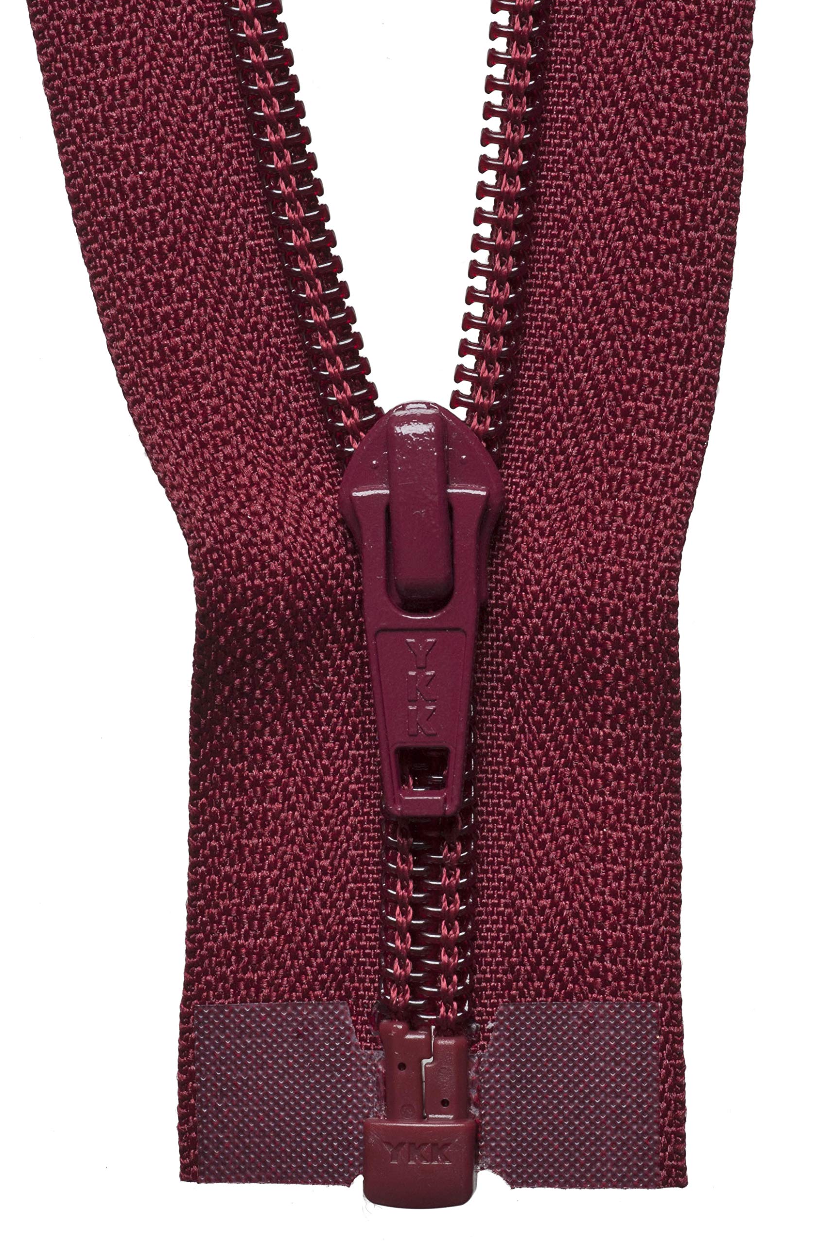 YKK Coil Zip, No. 527 Dark Wine, 71 cm Length