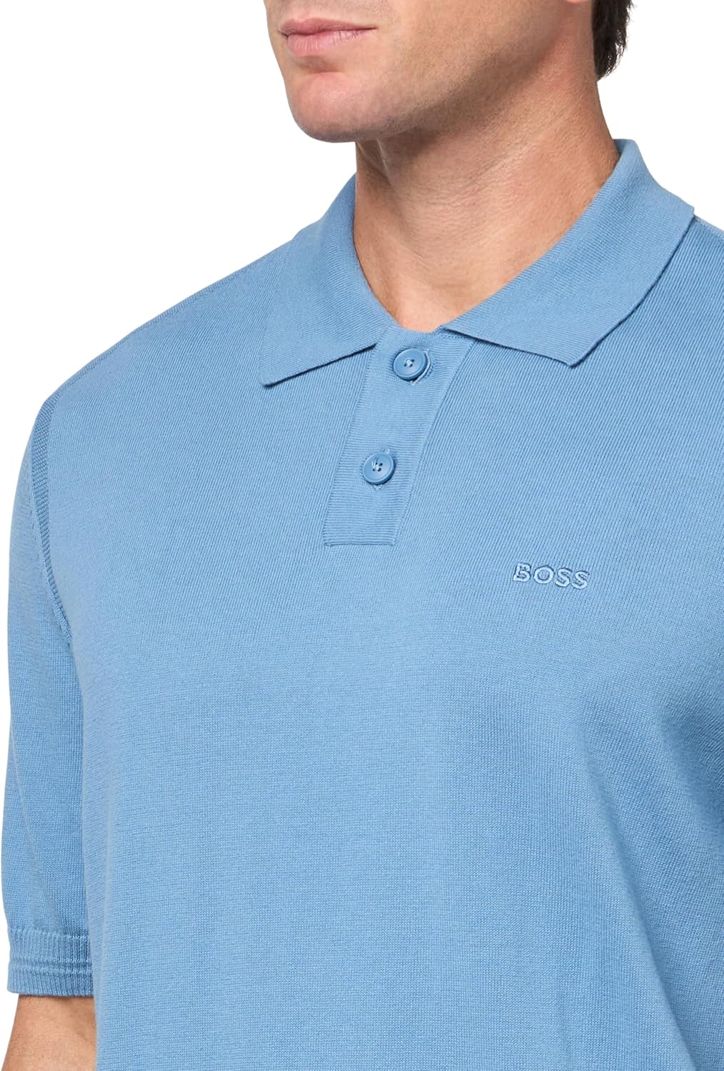 BOSS Men's Tonal Logo Knit Sweater