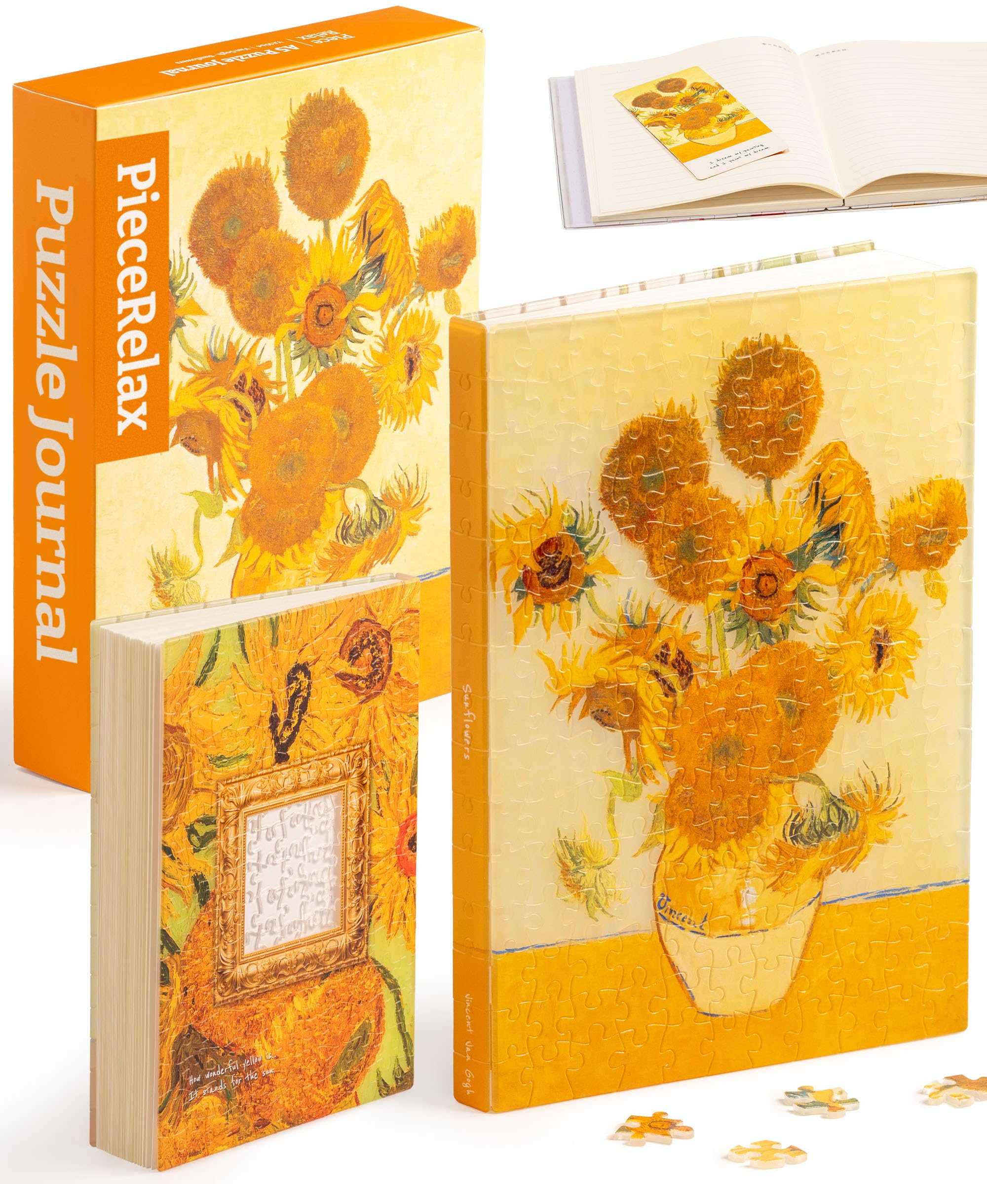 PieceRelax Puzzle Journal for Adults, Van Gogh