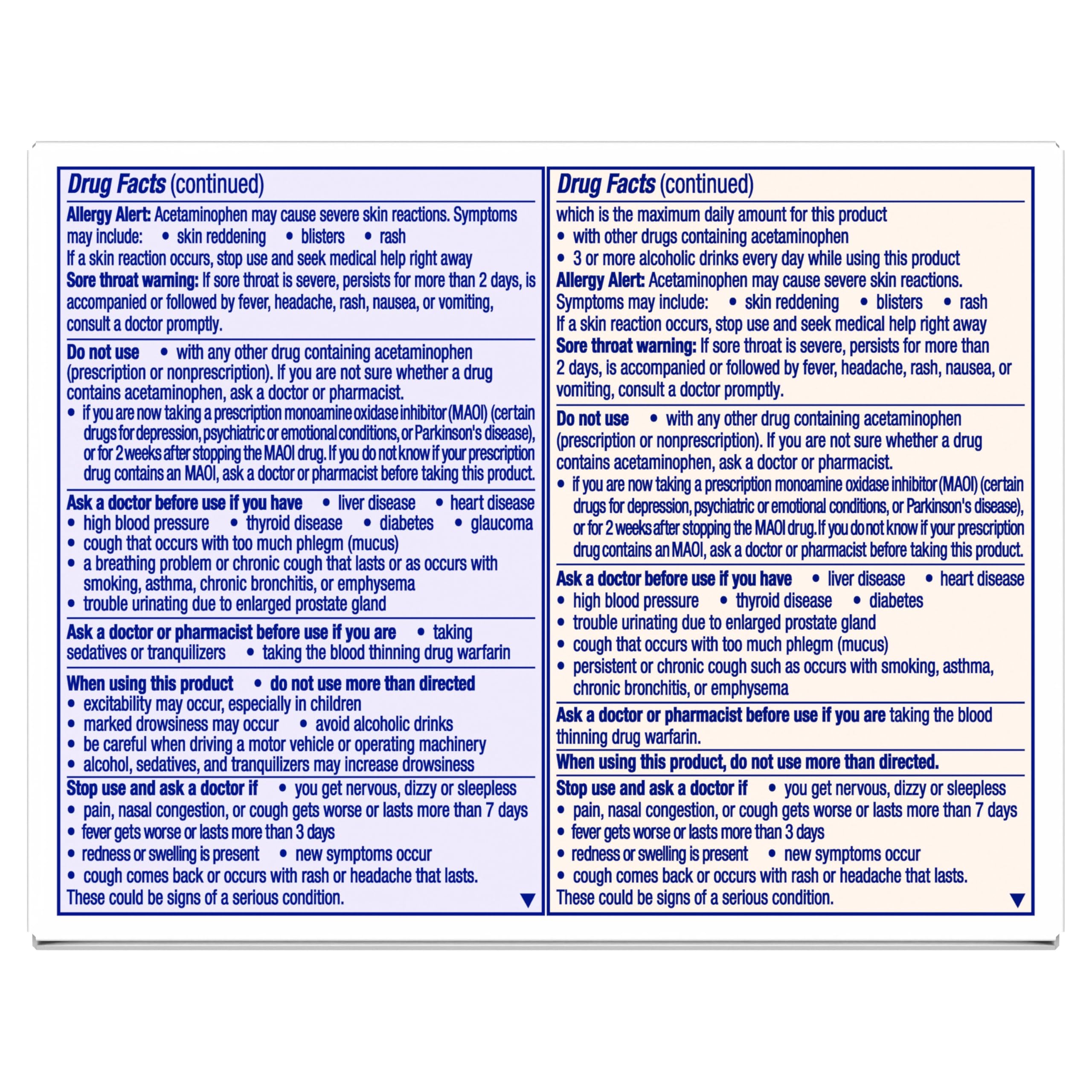 Vicks DayQuil & NyQuil Severe Co-Pack, Cold & Flu Medicine, Powerful Relief for Headache, Fever, Sore Throat, Minor Aches & Pains, Congestion, Sinus Pressure, Stuffy Nose, and Cough, 48 LiquiCaps — Amazon image 7