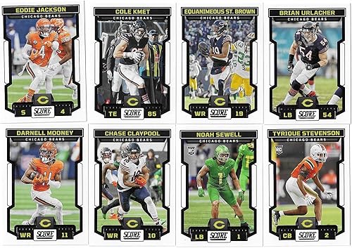 Miniatura 2 de 2023 Panini Score Football Chicago Bears Team Set Gift Pack 2023 Score Team Plus Bonus Bears Set 2010-2022