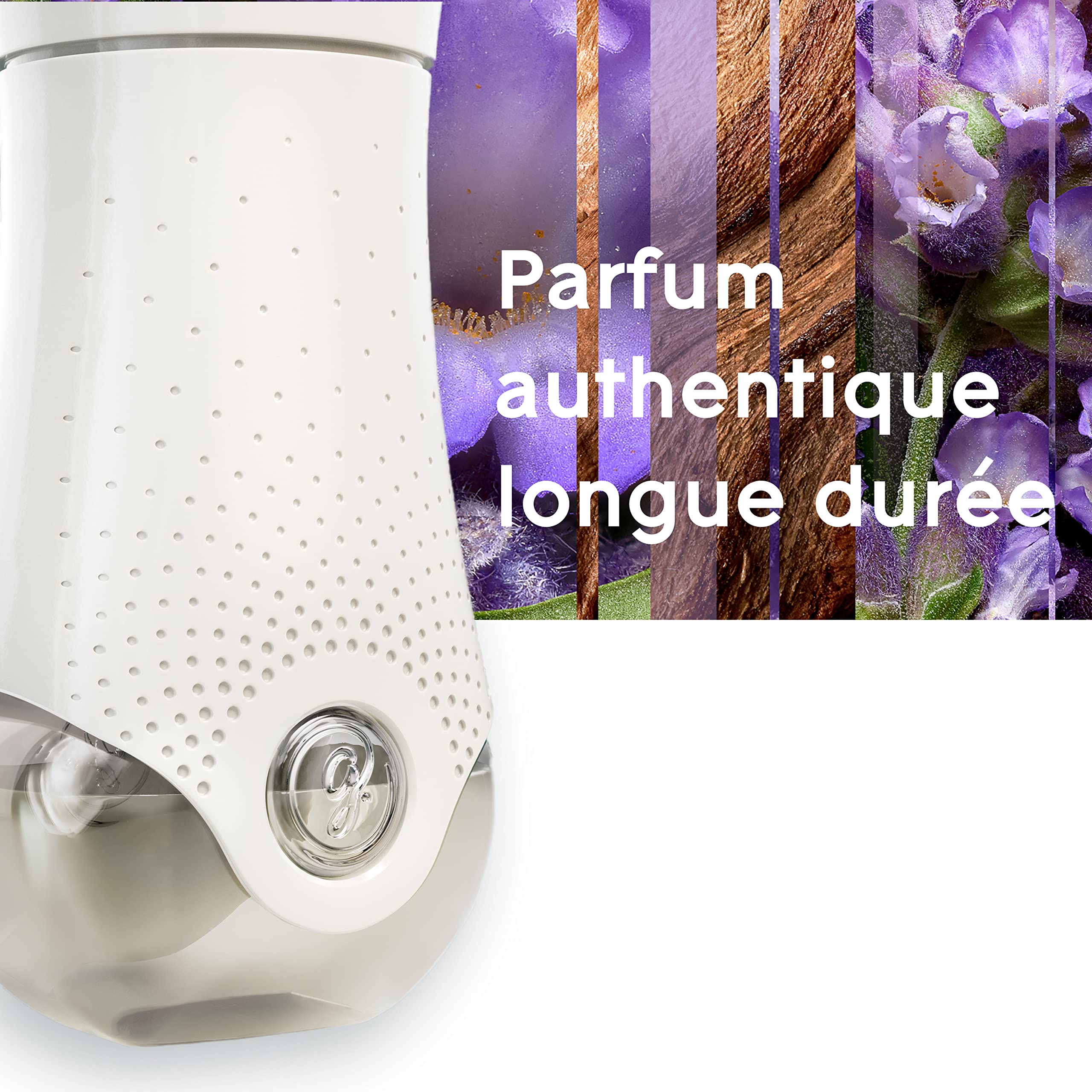Glade Aromatherapy Electric Scented Oil Difusor eléctrico + Recambio Moment of Zen Perfume Lavanda y Sándalo, 20 ml