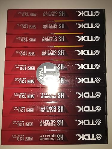 Miniatura 2 de TDK T-120HS Premium Quality VHS Cassettes 10 pack