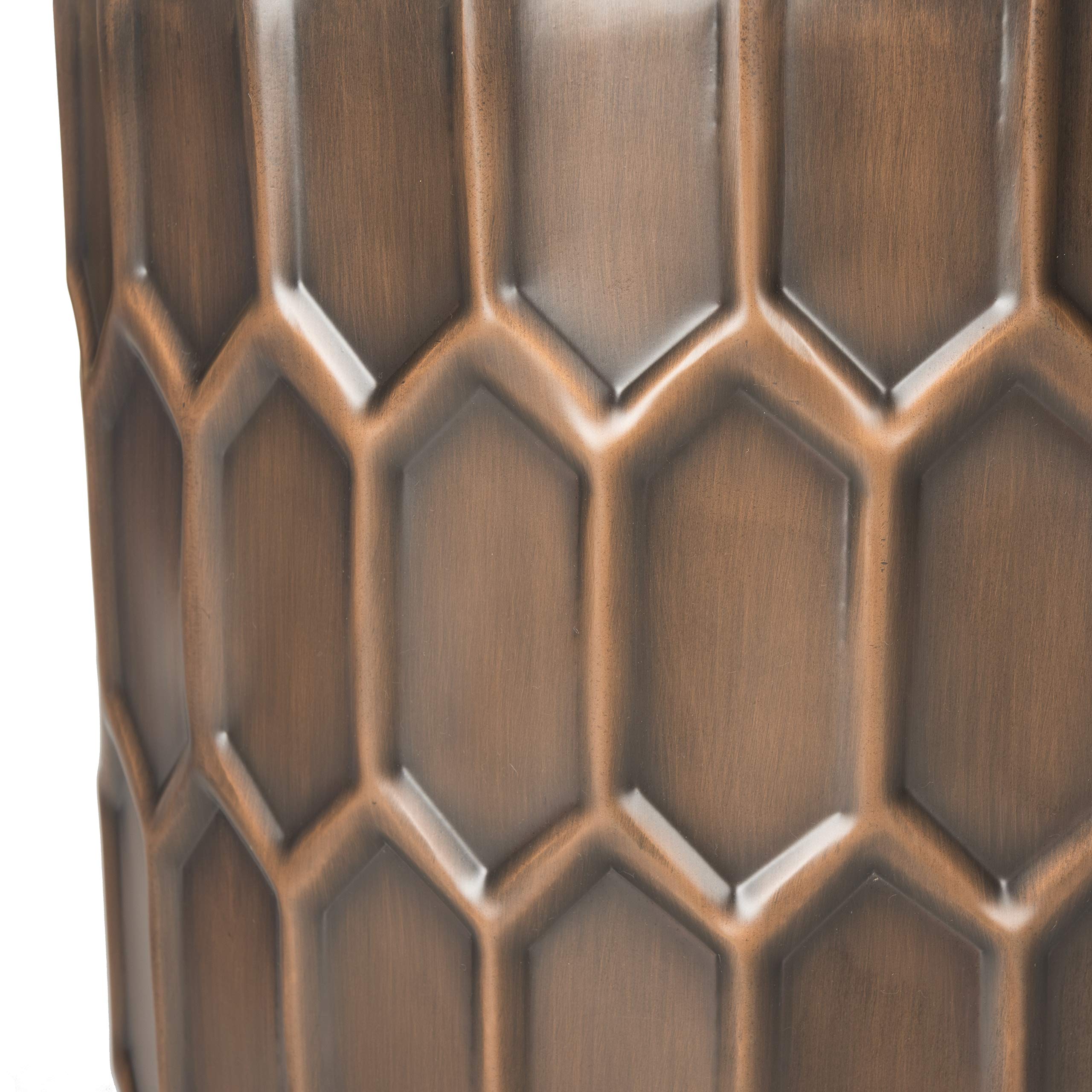 SAFAVIEH Home Collection Corey Antique Copper Side Table