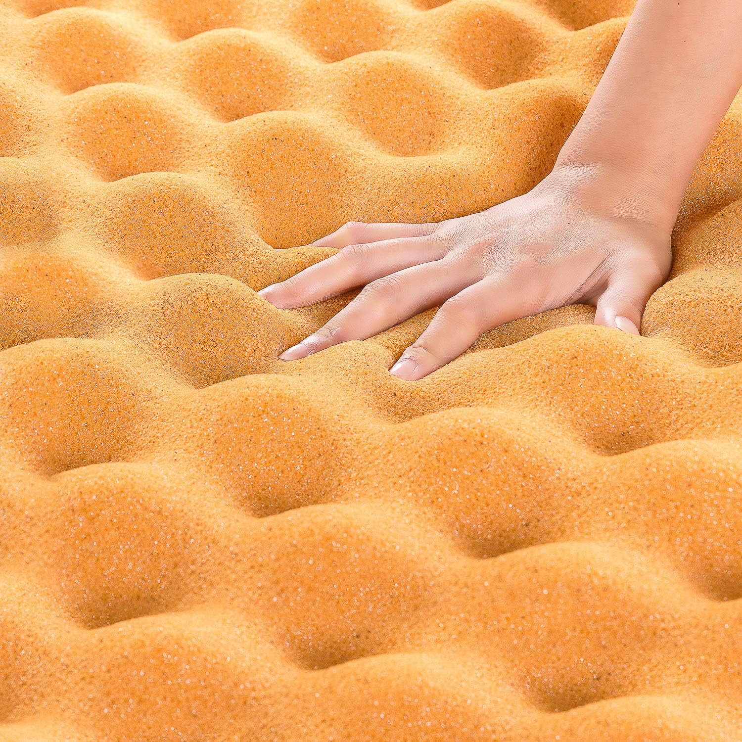ZINUS 2 Inch Copper Memory Foam Mattress Topper / Cooling Foam / Pressure Relieving Contoured Surface, King