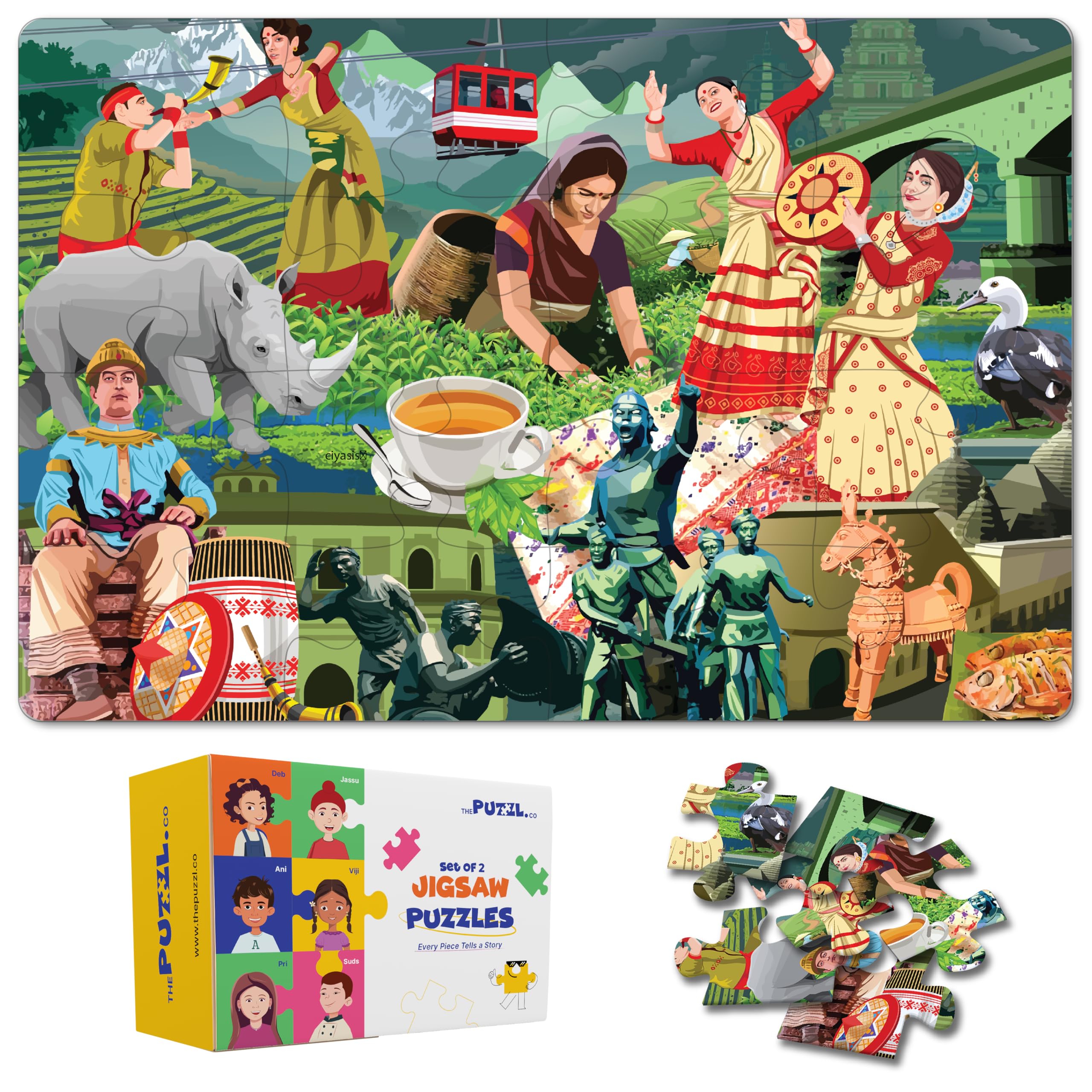 India Map Puzzle for Kids - Educational & Fun! -9