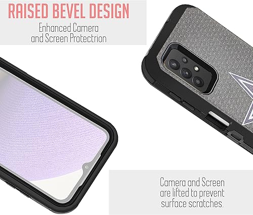 Miniatura 6 de Funda compatible con Samsung Galaxy A32 (SM-A326) 5G, a prueba de golpes, protección de cuerpo completo, con protector de pantalla integrado, clip