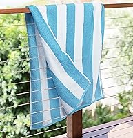 Vista 107 de Utopia Towels 4 Pack Cabana Stripe Beach Towel, 30 by 60 Inches, Oversized 100% Ring Spun Cotton Pool Towels, Highly Absorbent Quick Dry Bath Towels