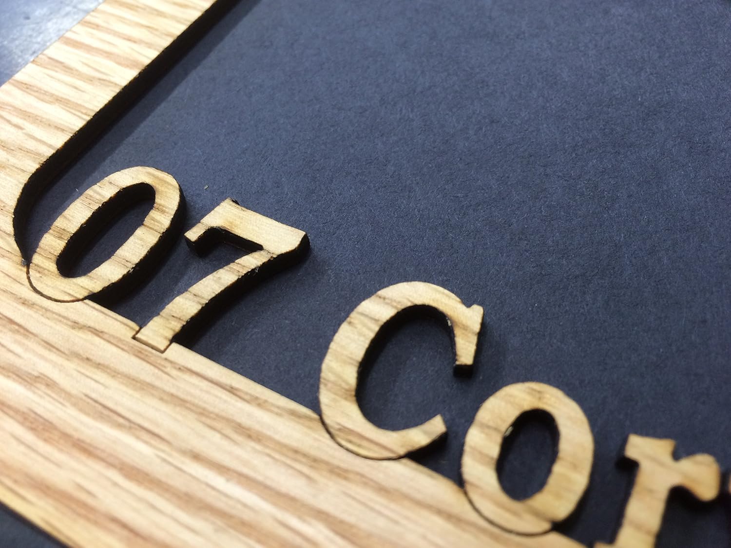 Car Picture Frame - Personalized with the Name of Your Car (5x7 (holds 4x6 Photo))