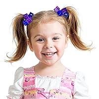 Vista 7 de 20 piezas de colectores de cola de caballo en cubo surtidos, cubos de cola de caballo con cuentas gemelas, elásticos para el cabello con cuentas