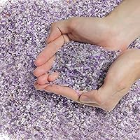 Vista 18 de T4U Piedras con virutas pulidas, cristal triturado de cuarzo 2 LB, gravas de forma irregular, piedras curativas de guijarro, rocas lisas DIY