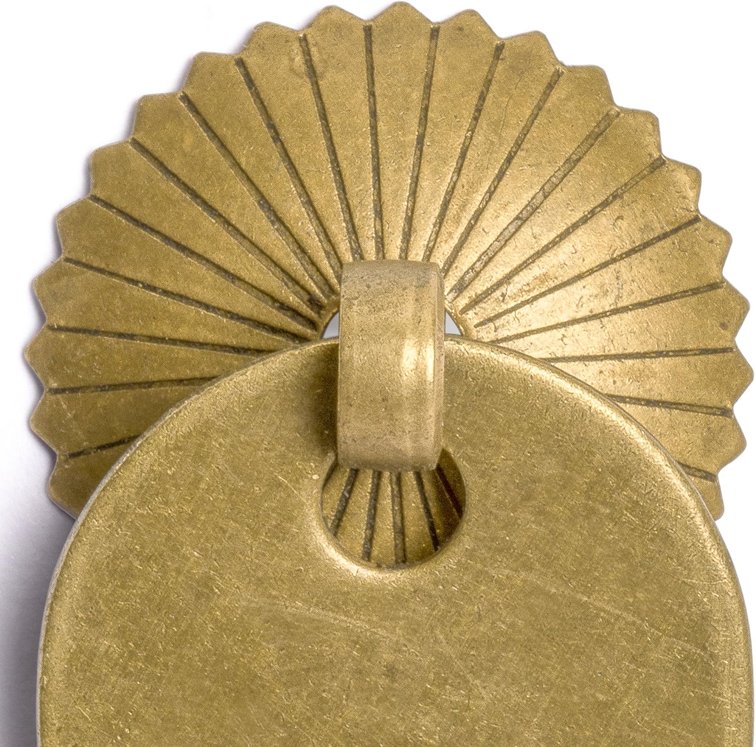 Hardware Philosophy Melon Seed Brass Hardware Pulls 2.1 Inches - Set of 2 - Architectural, Interior Design, Furniture Cabinet Customization Hardware