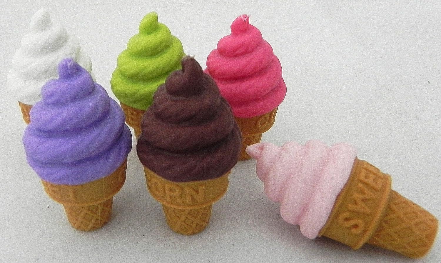 Japanese Iwako Puzzle Erasers Set of 6 Ice Cream Cones Amazon.ca