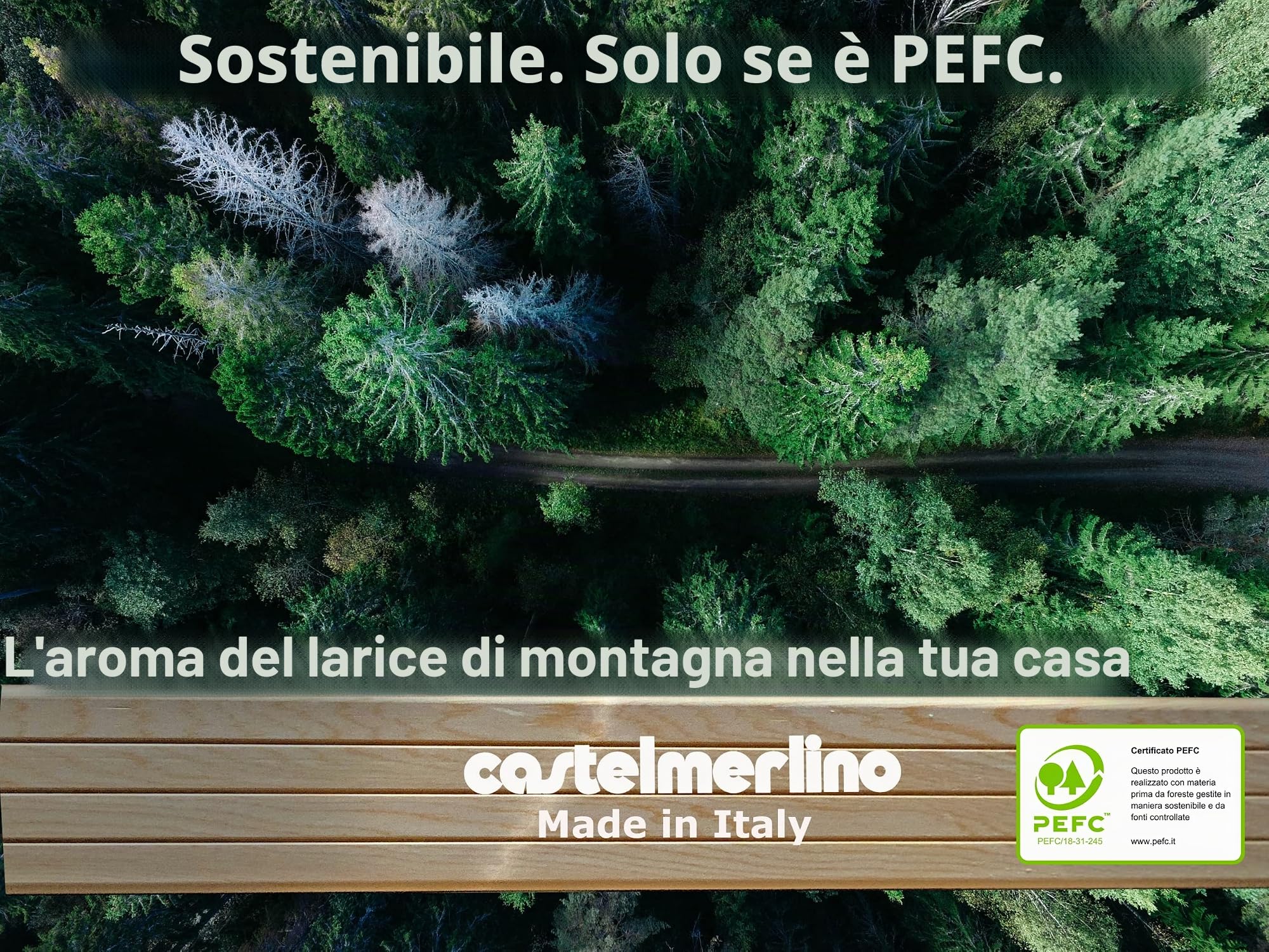 Castelmerlino 78 Pedana Doccia Angolare in Larice a Doghe Avvitate Lato cm 74 per Piatti Angolari Lato cm 90