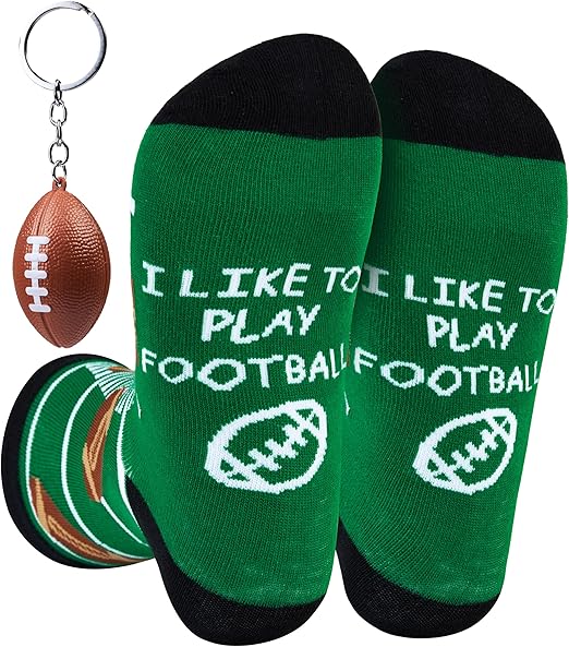 Get Trend Chaussettes Homme Sport + Porte-Clés Assorti – Cadeau Fun Et Pratique Pour Passionnés De Sport