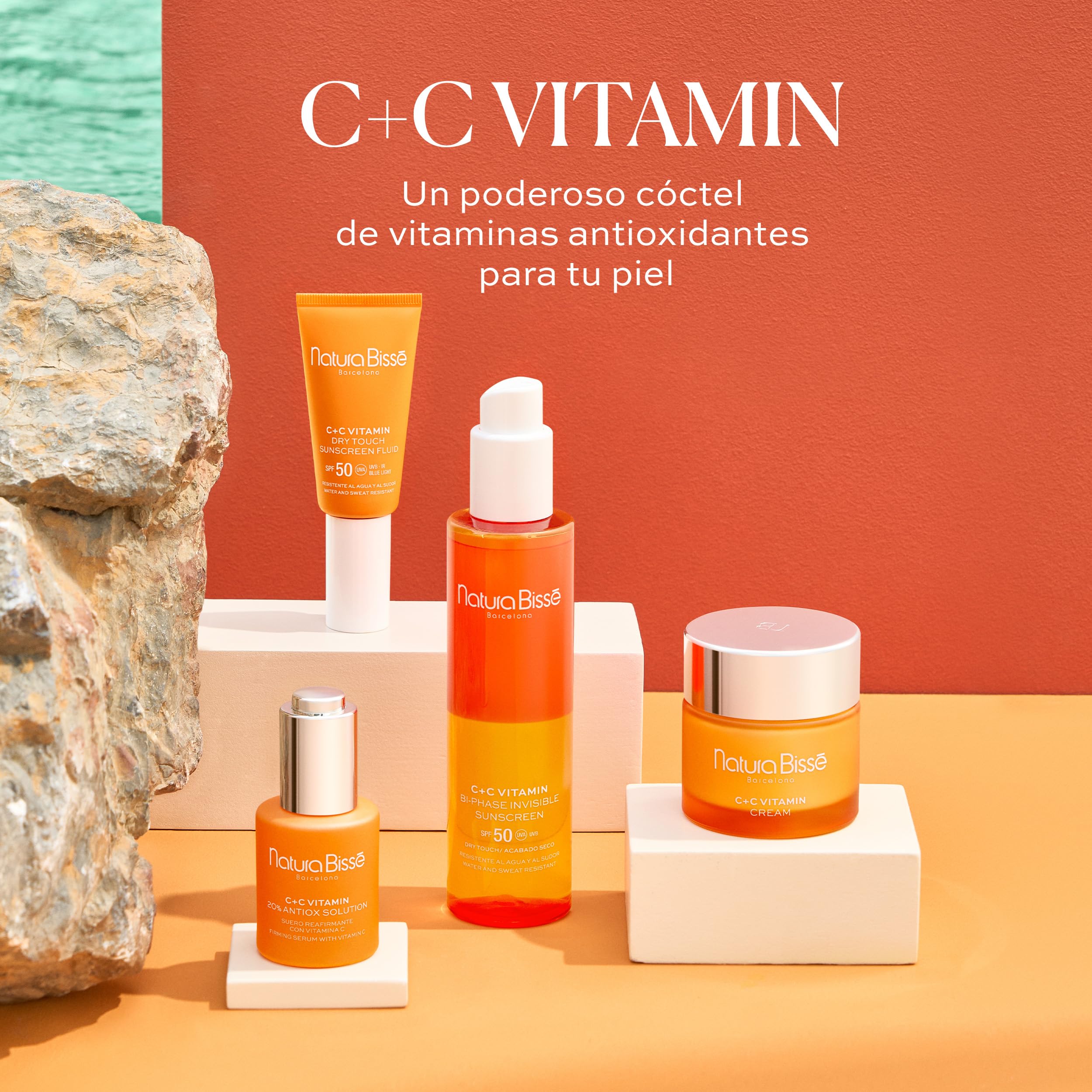 Natura Bissé C+C Vitamin Summer Lotion | Loción Hidratante y Reconfortante para Después del Sol para Rostro y Cuerpo con Aloe Vera y Vitaminas C y E | 200 ml