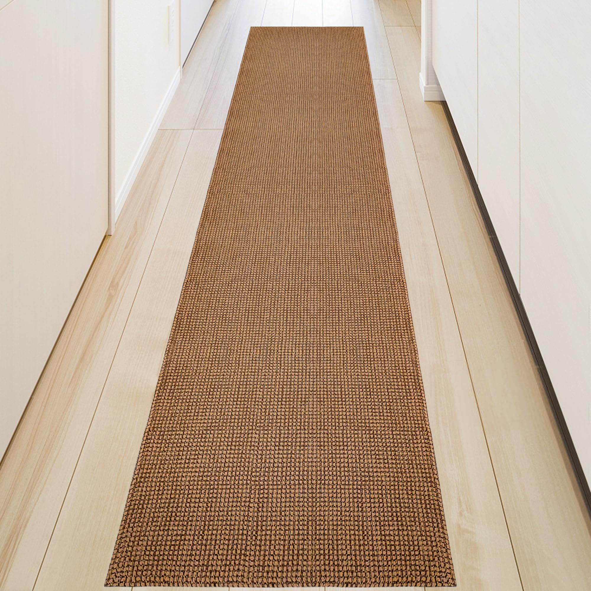 Fixseed Washable Runner Rug Hallway 2 x 8 ft Cotton Woven Rugs Reversible Kitchen Rugs Indoor Outdoor Farmhouse Area Carpet for Porch Living Room Laundry Modern Patio Rug Mat