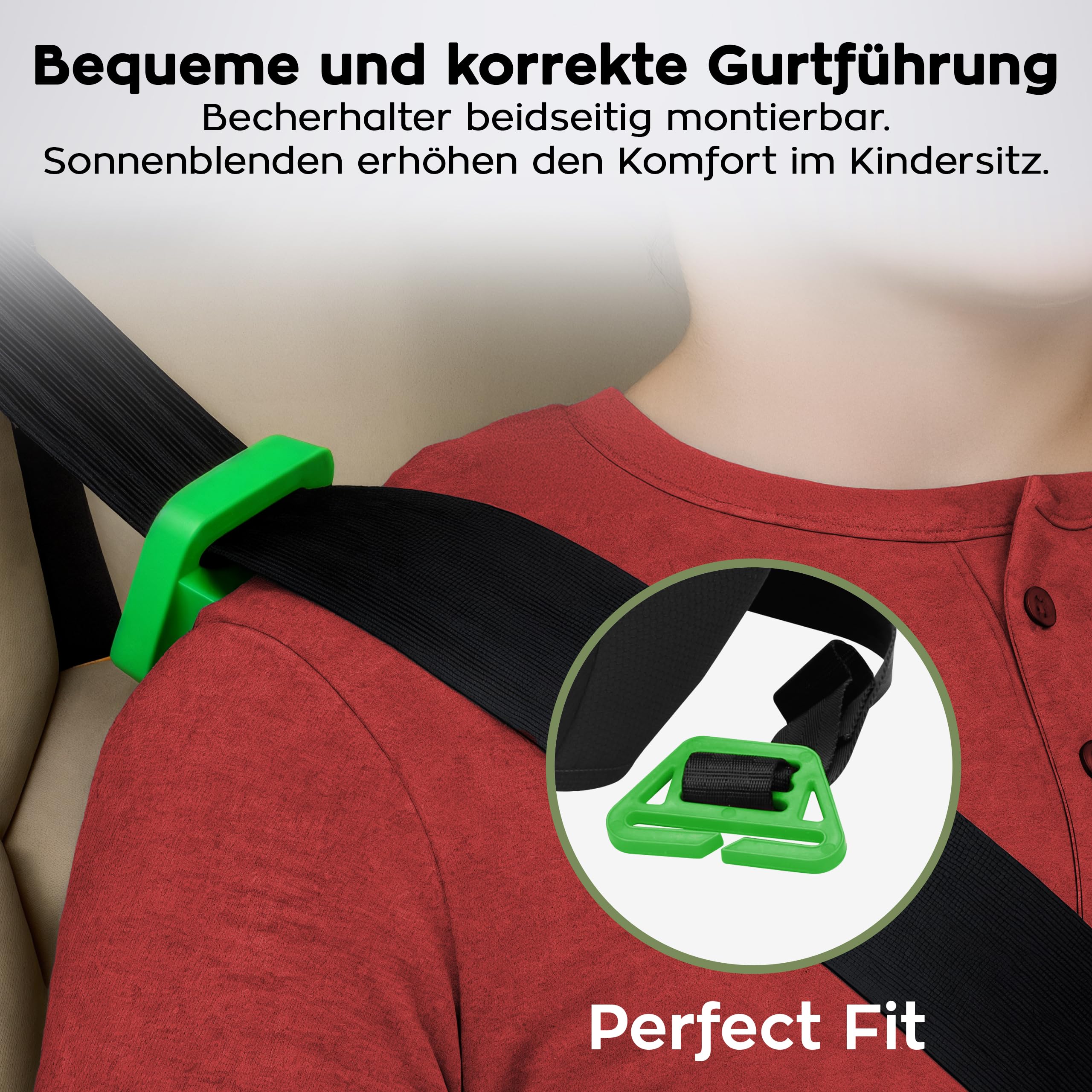 Tulano Cabby 25 Kindersitz Auto - i-Size ECE R129/03 - Autositz für Kinder | 125-150 cm - Sitzerhöhung mit Gurtführung - Sicherheitsführung - Bequeme Armlehnen - mit Getränkehalter – Schwarz