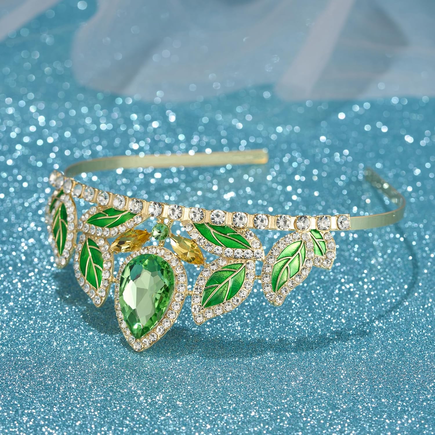 SWEETV Princess Tiara for Little Girls,Tiara Crown Headband Birthday Party Prom Costume Accessories Gift Toddler Kids Baby - Image 7