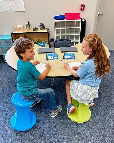 Miniatura 2 de Simplay3 American Home Live Fit - Silla de equilibrio activo, taburete de 17 pulgadas para adultos y adolescentes, silla ergonómica de escritorio de