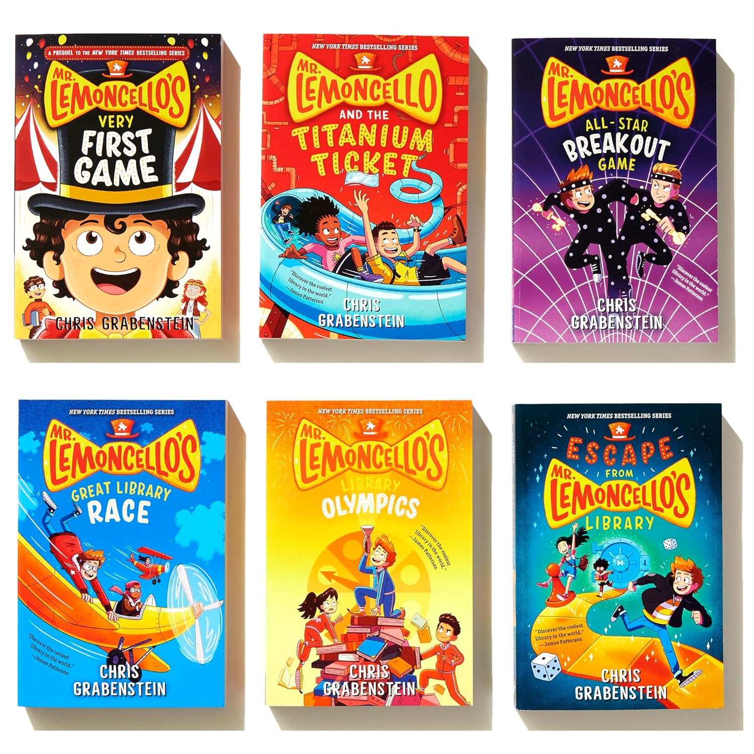 Mr. Lemoncello's Greatest Box Set on Earth: 6 Books! (Mr. Lemoncello's Library)      Paperback – May 16, 2023