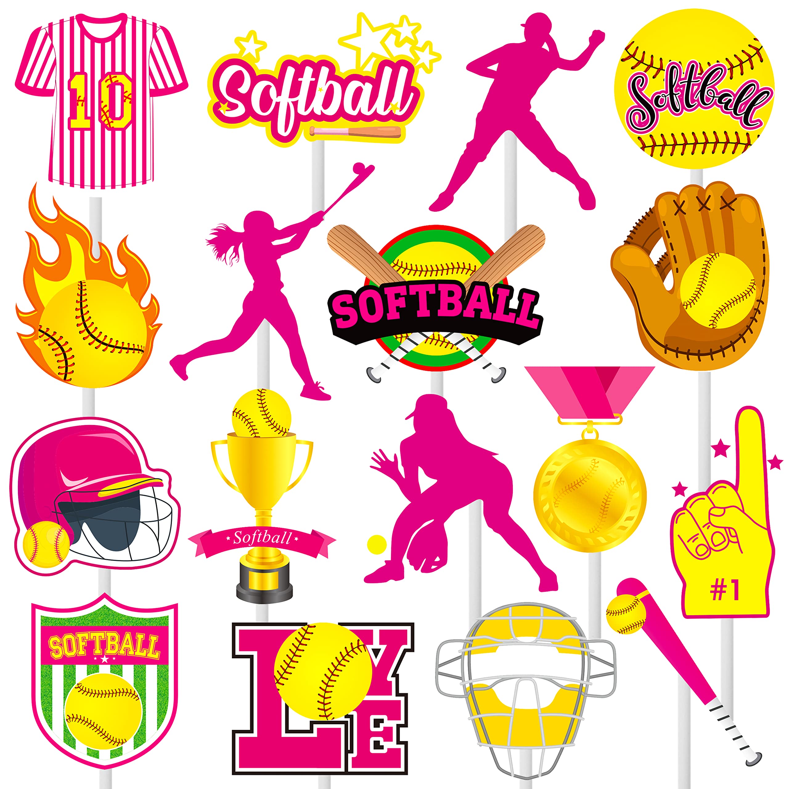 Softball-Cupcake-Ständer Aus Pappe – Dekorativer Servierturm Für Sport-Partys, Geburtstage & Feste