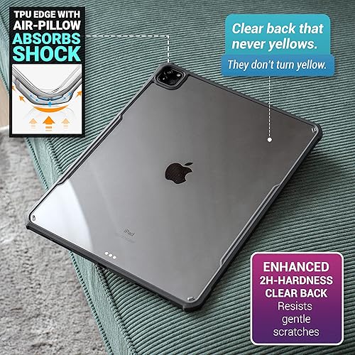 Miniatura 8 de TineeOwl Funda para iPad Pro de 11 pulgadas 2022 2021 2020 2018 4 3 2 1 generación ultra fina parte trasera transparente TPU flexible que absorbe