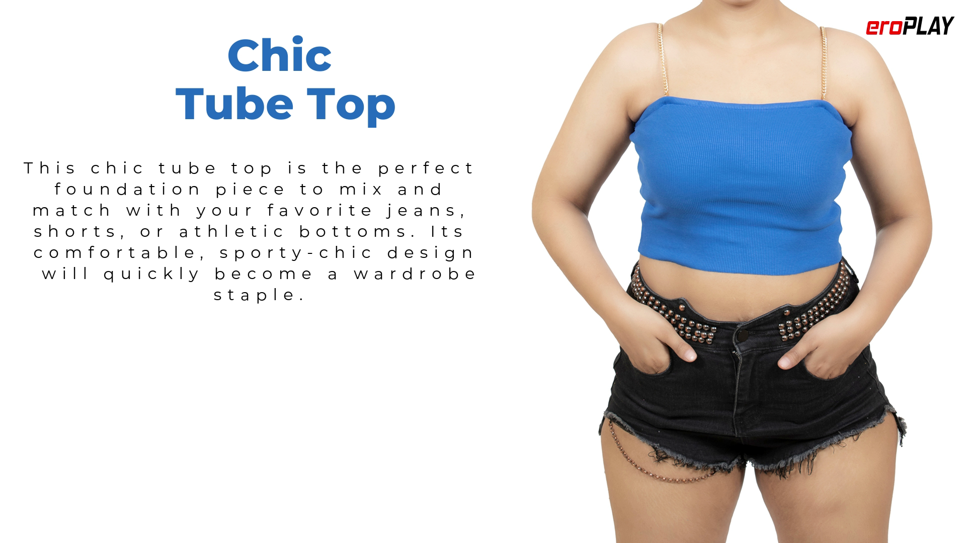 ＊tope knit tube top Cotton Knit Rib Casual and Sports Stretchy Fitted Tube Top with